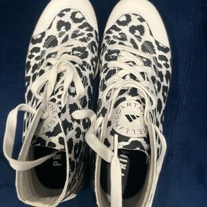 Adidas by Stella McCartney Women's Black and White Sneakers Sz 10.5 EUC